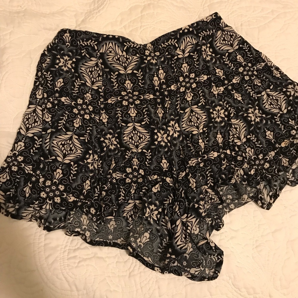 Lush flowy shorts.